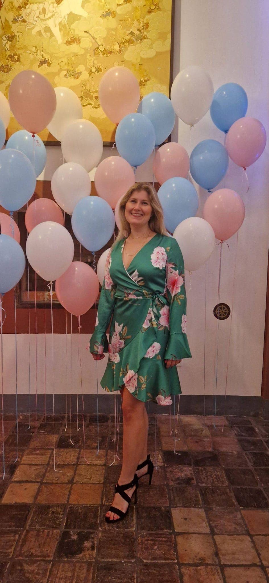 Tanja Schroers bei einer privaten Feier